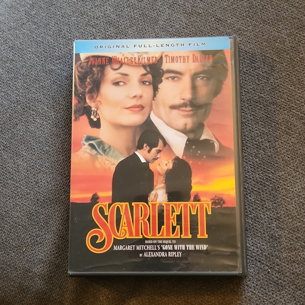 Scarlett DVD 2 Disc Set 1994 Joanne Whalley-Kilmer Timothy Dalton Preowned